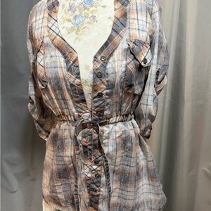 BKE Eased Plaid Shirt